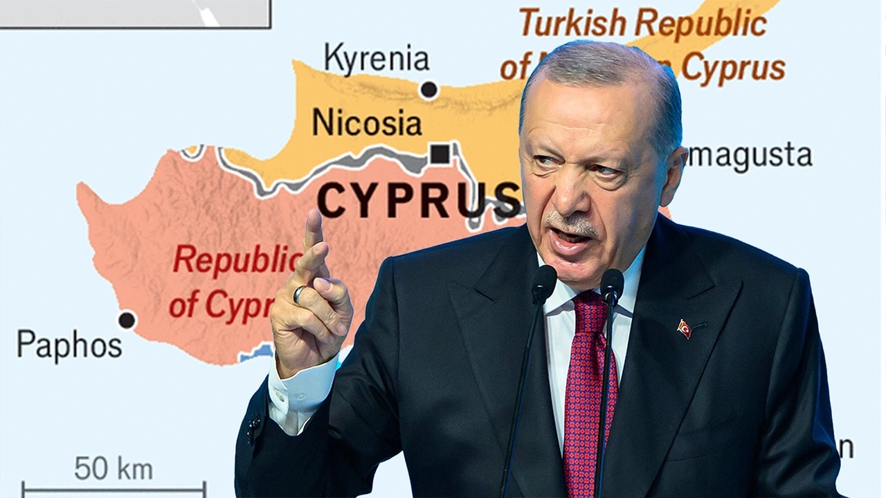 সাইপ্রাস ভেঙে দুই রাষ্ট্র গঠনে জোর এরদোয়ানের